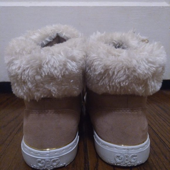 Guess Suede Fur Booties - Picture 2 of 6